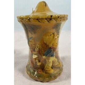 Alpine Originals hand-painted candle